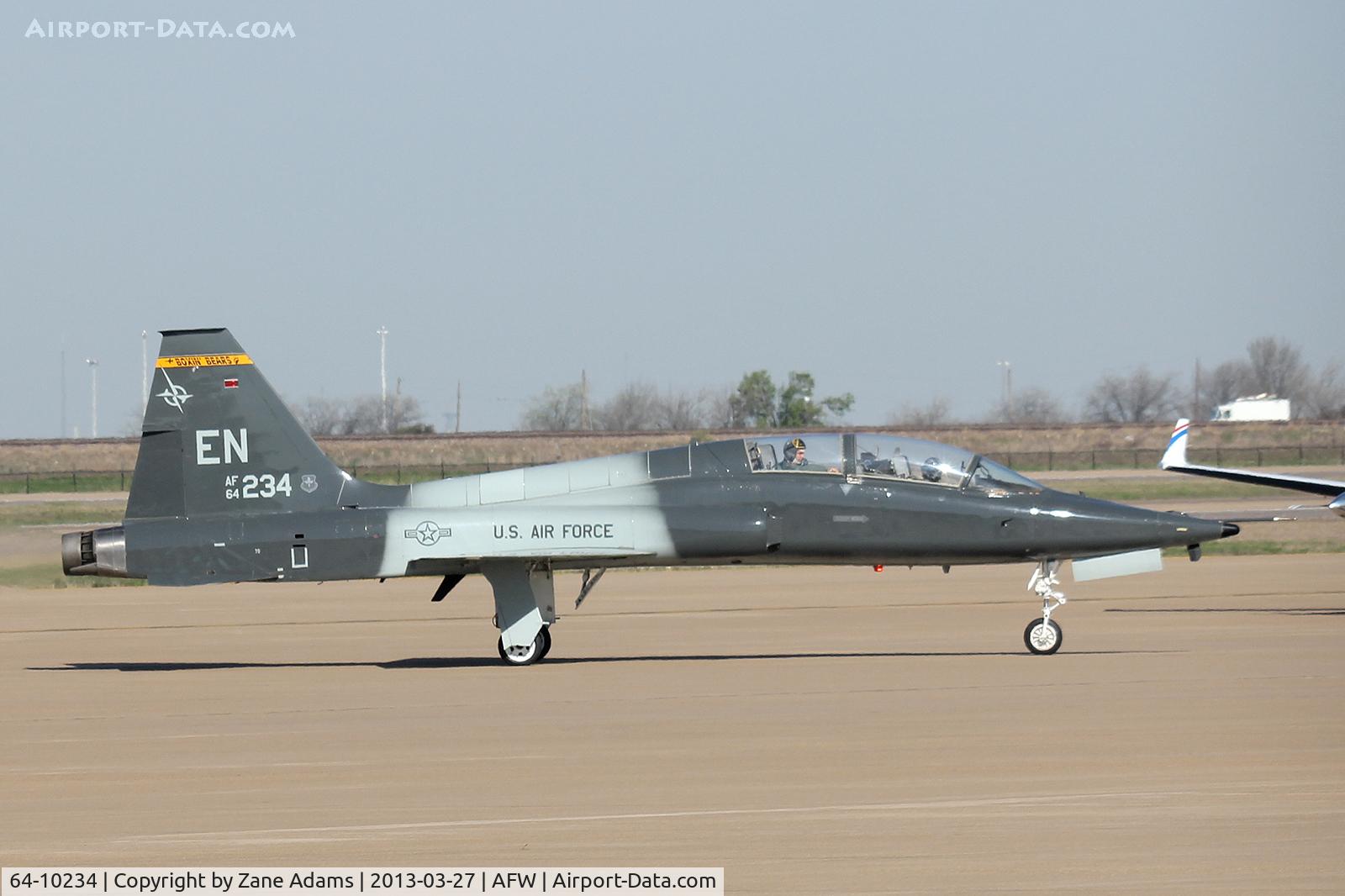 64-10234, 1964 Northrop T-38A Talon C/N N.5663, At Alliance Airport - Fort Worth, TX