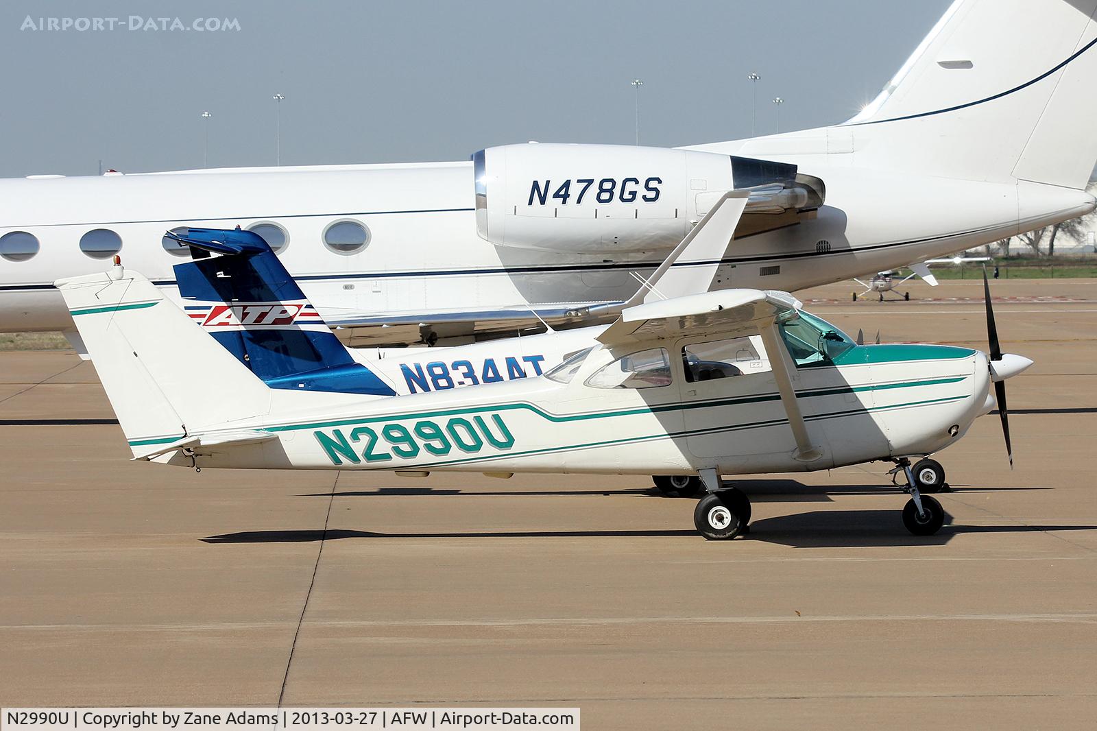 N2990U, 1963 Cessna 172E C/N 17250590, At Alliance Airport - Fort Worth, TX