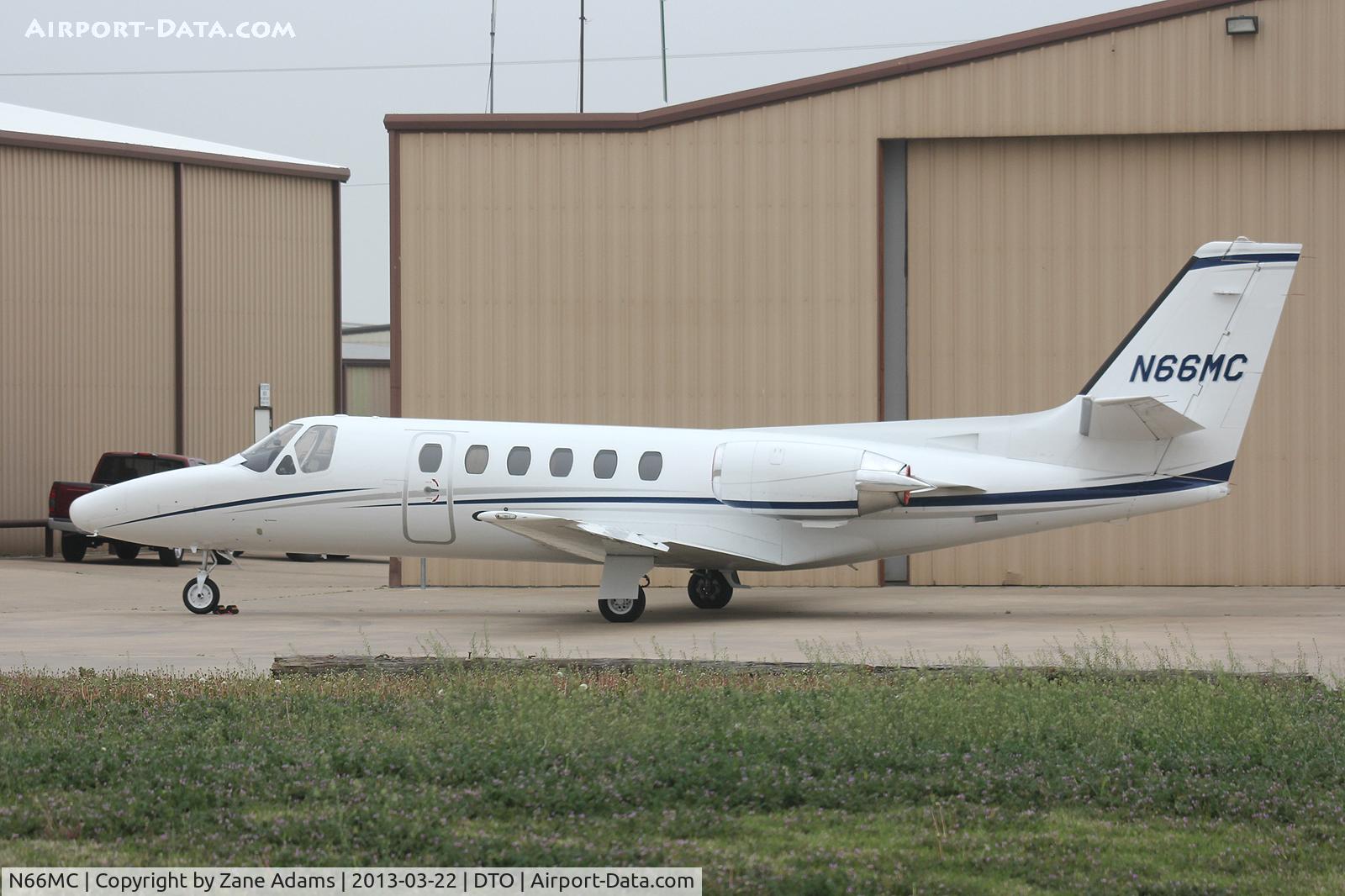N66MC, 1981 Cessna 550 Citation II C/N 550-0239, At Denton Municipal Airport