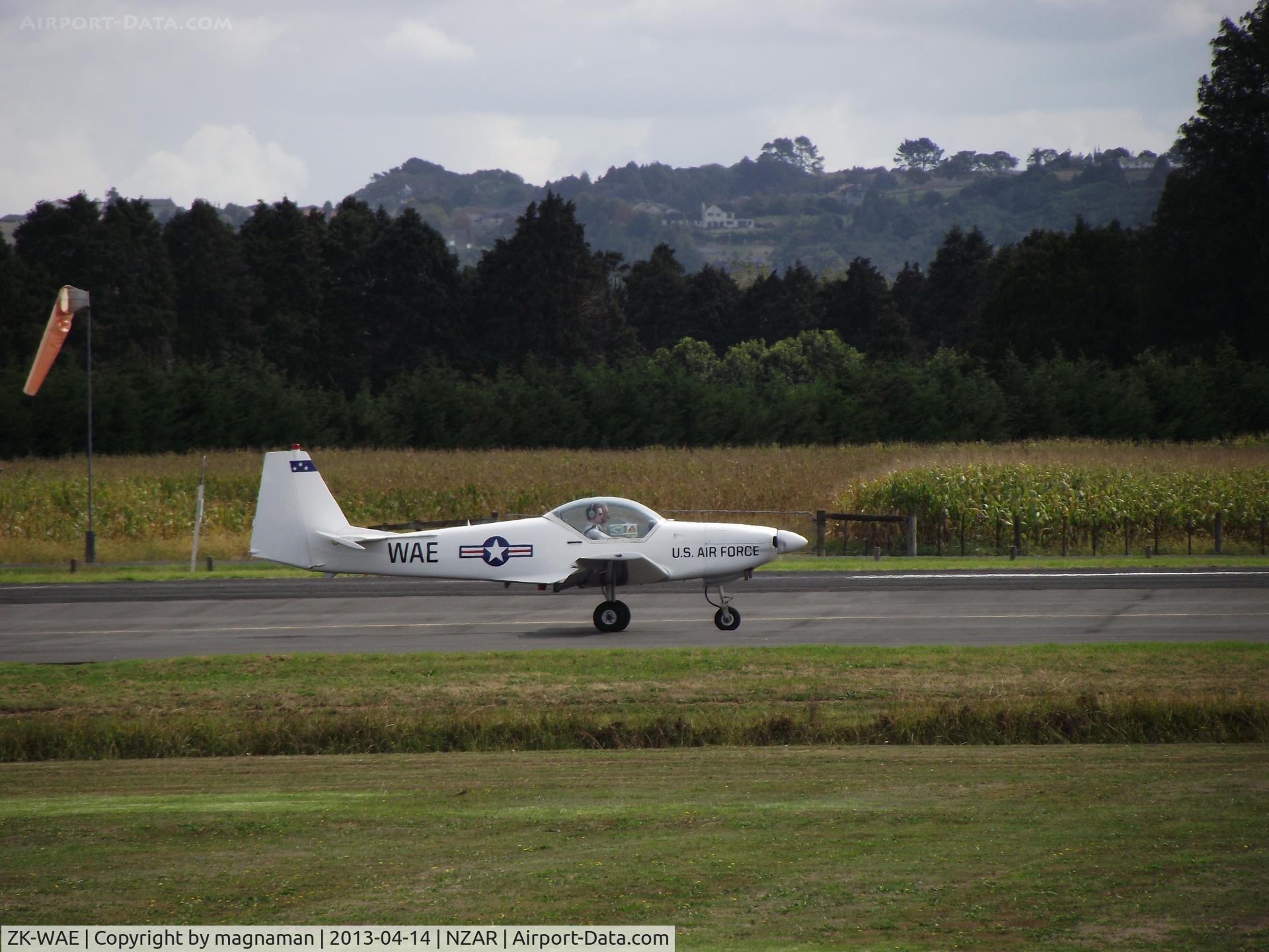 ZK-WAE, 1985 Slingsby T-67B Firefly C/N 2028, off again!