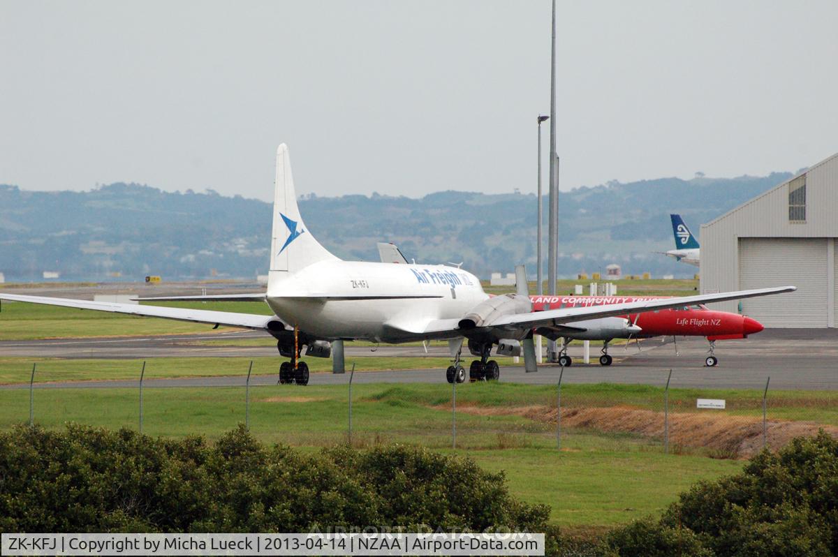 ZK-KFJ, Convair 580/F C/N 114, At Auckland