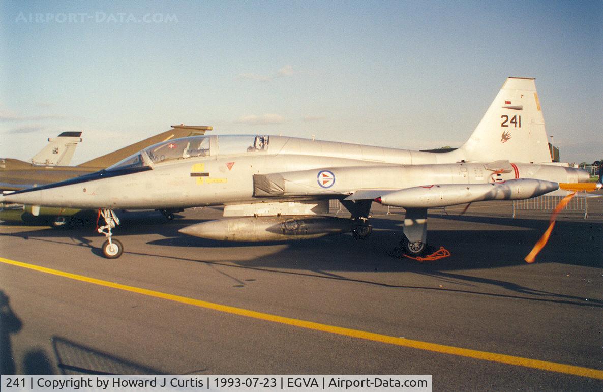 241, Northrop F-5B Freedom Fighter C/N N.9005, In the static display.