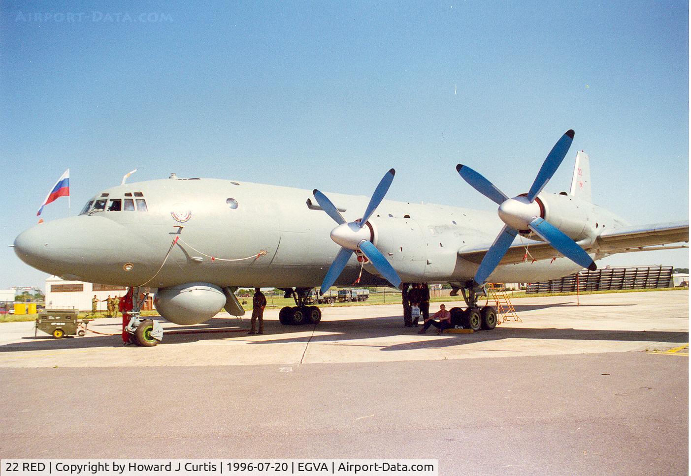 22 RED, Ilyushin Il-38 C/N 081011006, In the static display.