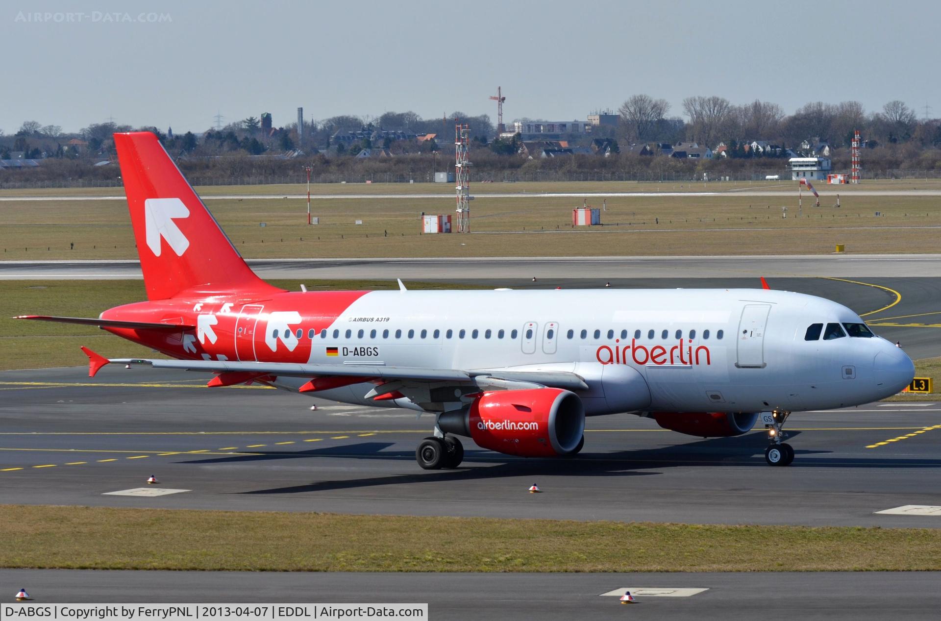 D-ABGS, 2009 Airbus A319-112 C/N 3865, Air Berlin A319 in OLT c/s