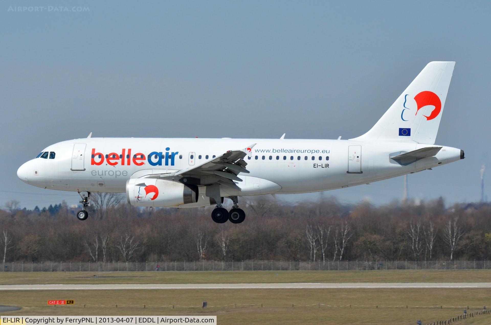 EI-LIR, 2004 Airbus A319-132 C/N 2335, Belle Air Europe A319 arriving