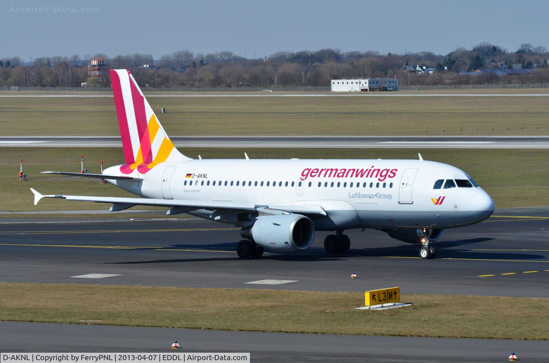D-AKNL, 1999 Airbus A319-112 C/N 1084, Germanwings A319 in its new uniform