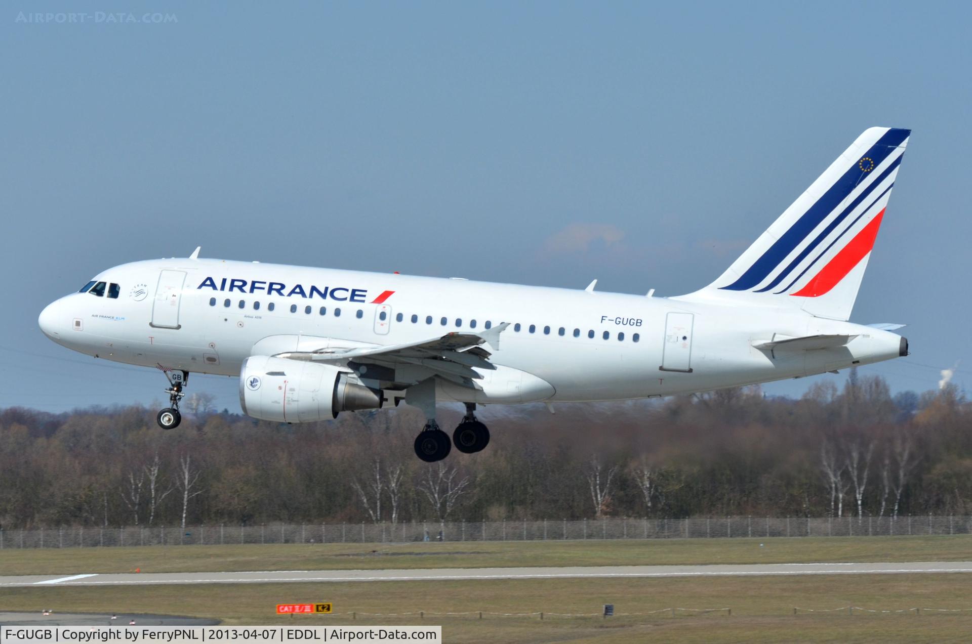 F-GUGB, 2003 Airbus A318-111 C/N 2059, AF A318 landing