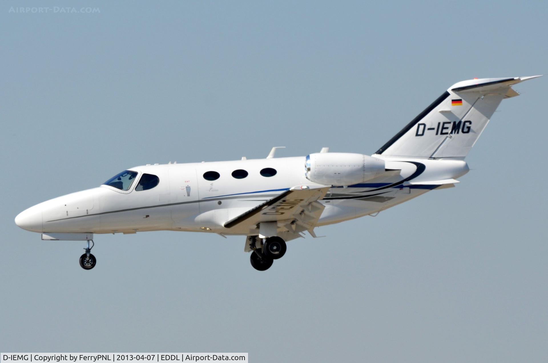 D-IEMG, 2009 Cessna 510 Citation Mustang Citation Mustang C/N 510-0274, Emfly Ce510 Mustang landing in DUS,