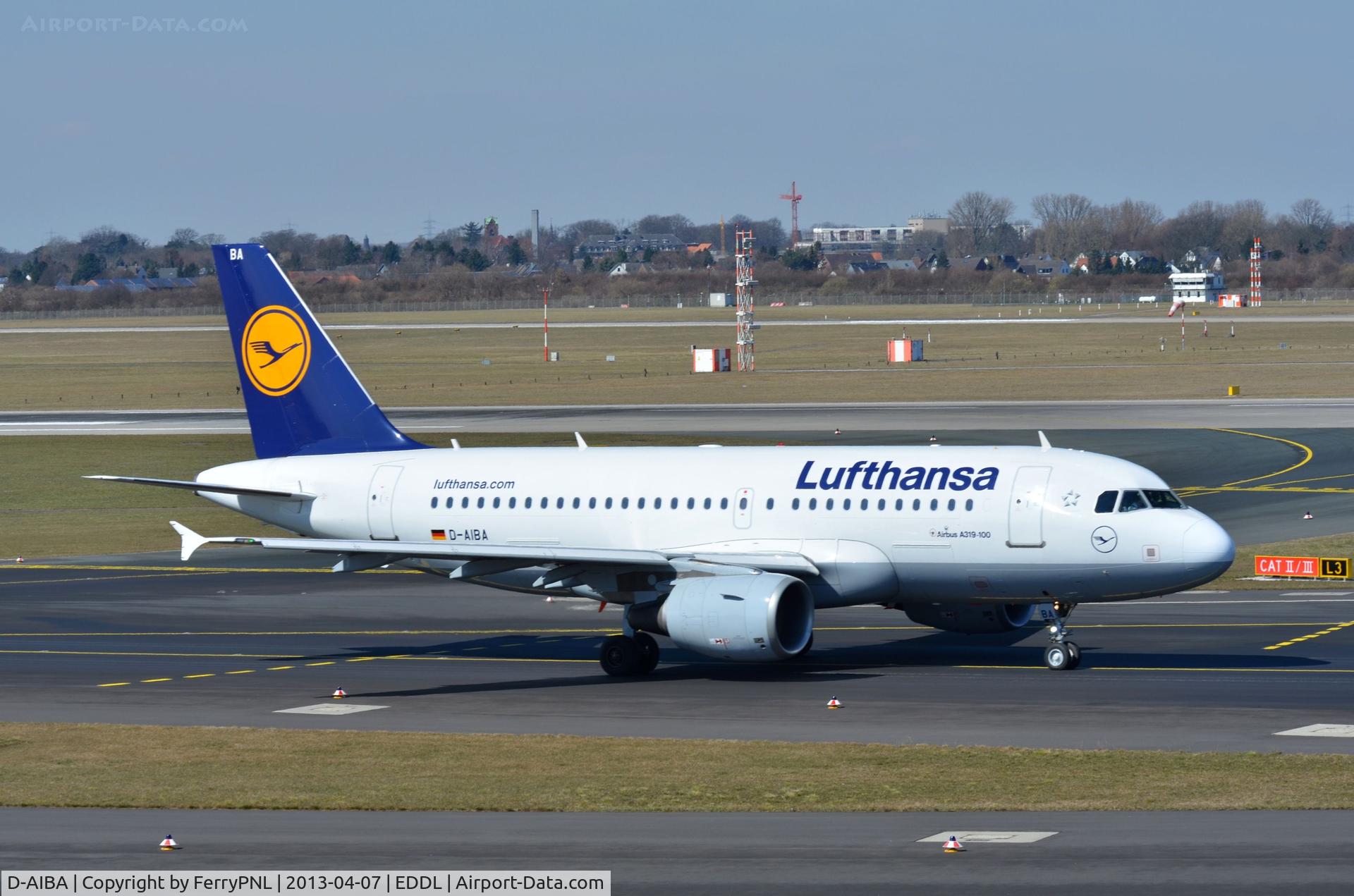 D-AIBA, 2009 Airbus A319-114 C/N 4141, 3rd type of Airbus carrying this registration in LH service.