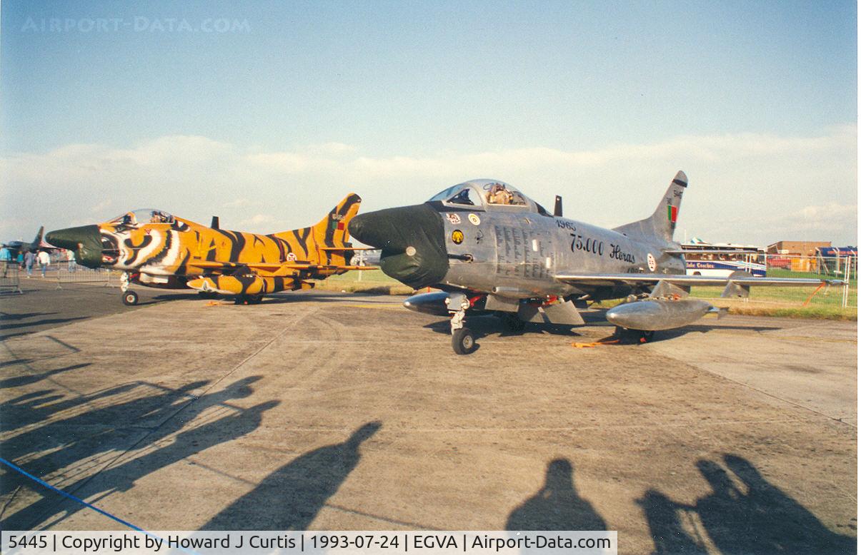 5445, Fiat G-91R/3 C/N F1-0091, With sister ship 5454.
