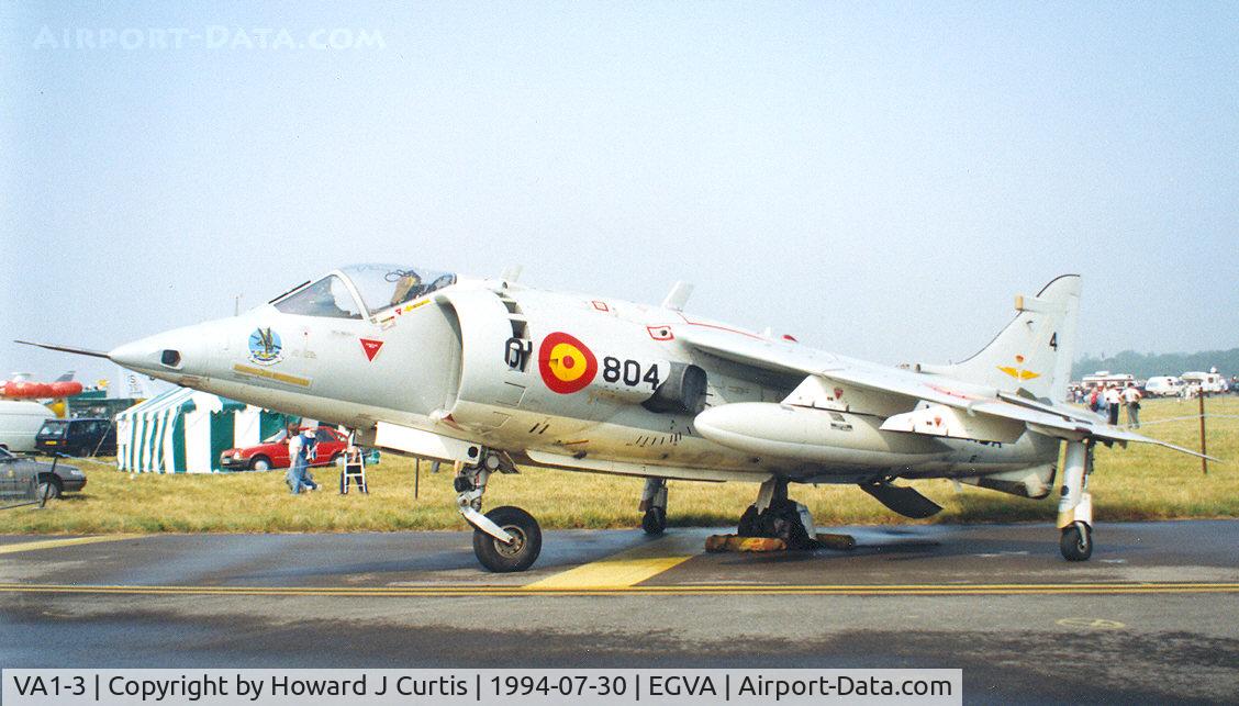 VA1-3, Hawker Siddeley AV-8S Matador C/N 712184, Spanish Navy