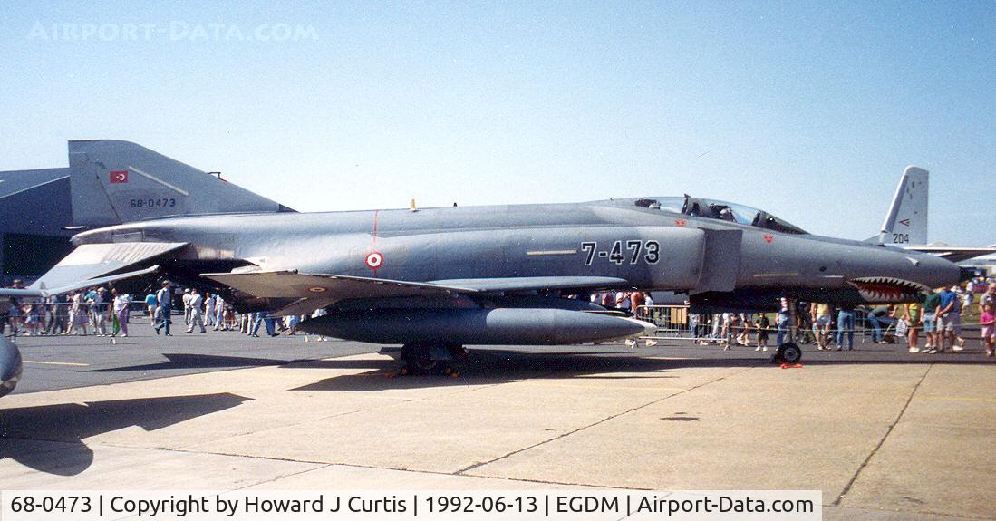 68-0473, 1968 McDonnell Douglas F-4E Phantom II C/N 3638, Turkish Air Force.