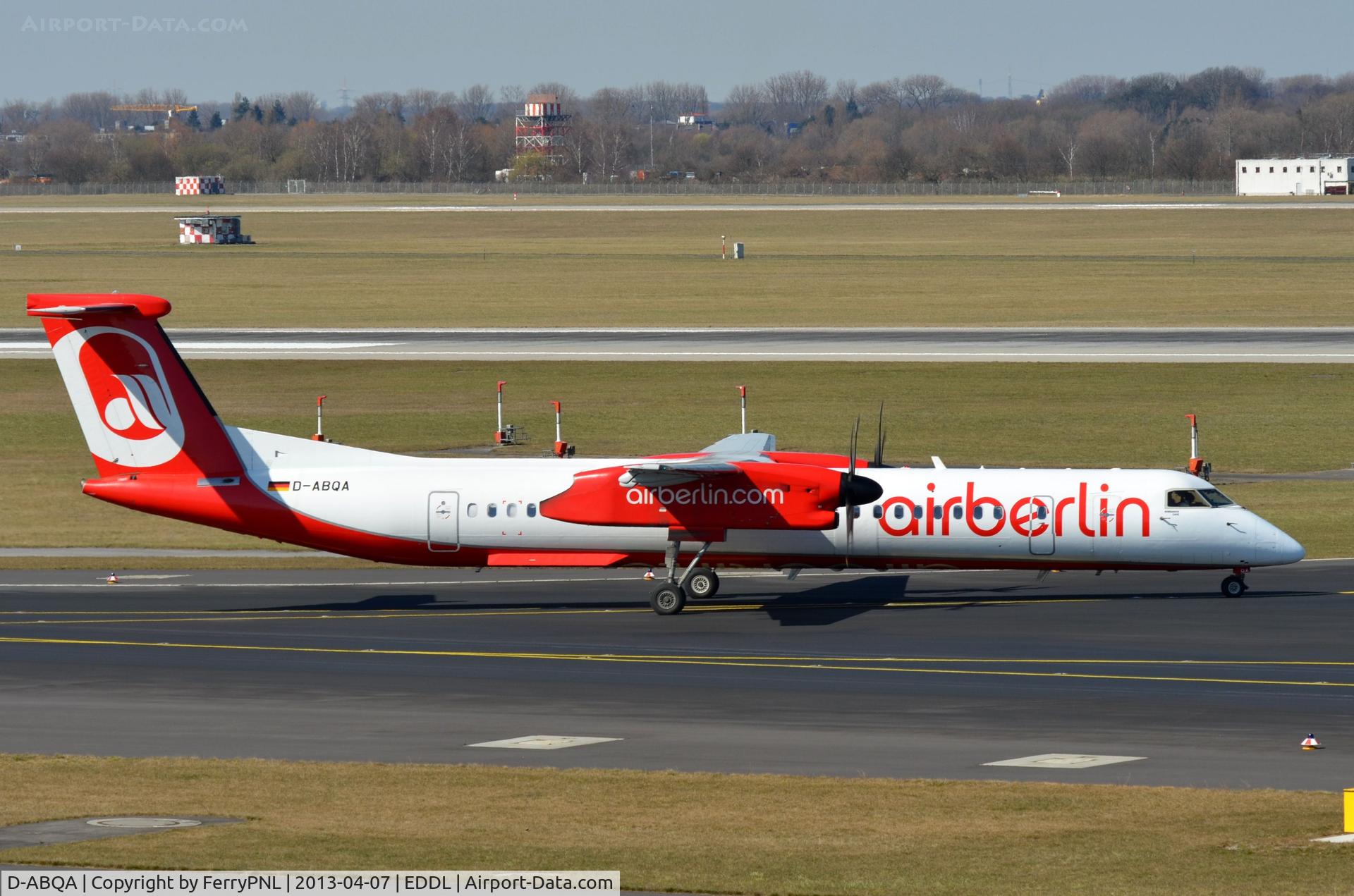 D-ABQA, 2008 De Havilland Canada DHC-8-402Q Dash 8 C/N 4223, Air Berlin Dash 8