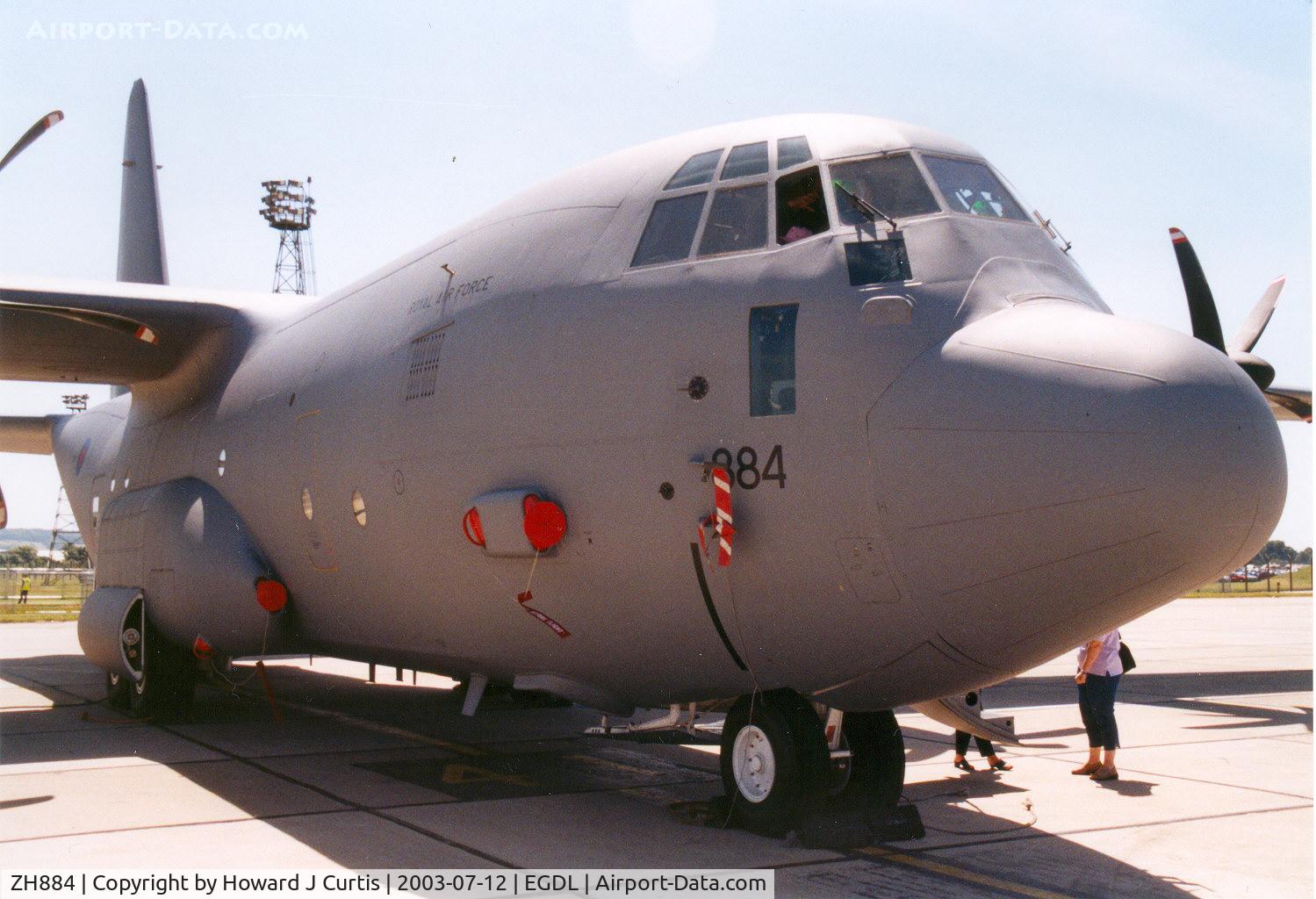 ZH884, 1999 Lockheed Martin C-130J Hercules C.5 C/N 382-5482, At Families' Day.