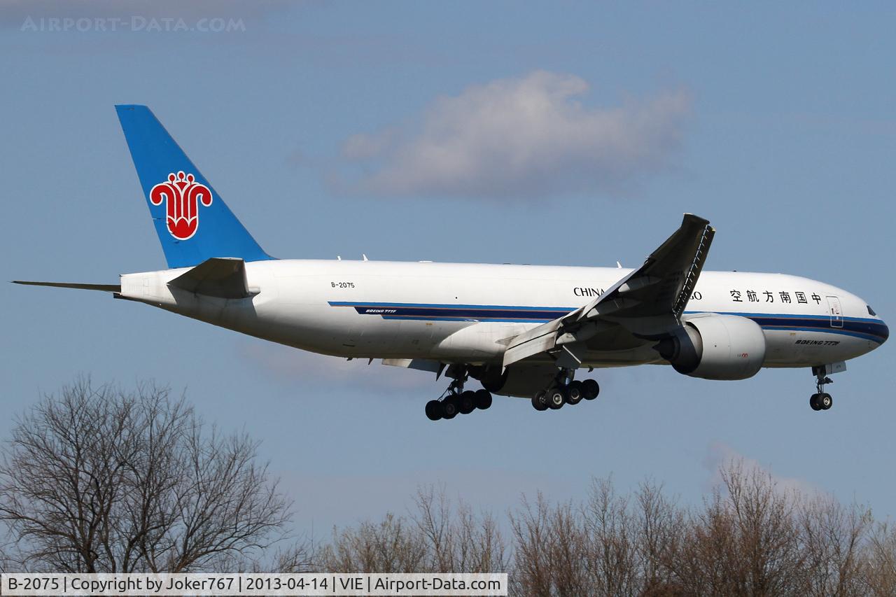B-2075, 2009 Boeing 777-F1B C/N 37312, China Southern Cargo