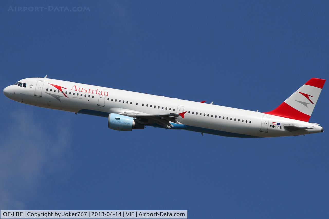OE-LBE, 1998 Airbus A321-211 C/N 935, Austrian Airlines