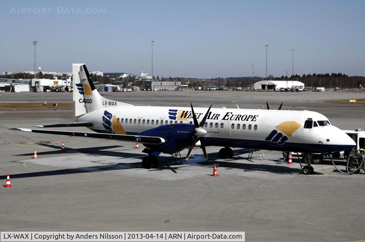 LX-WAX, 1995 British Aerospace ATP(F) C/N 2063, Parked at ramp R.