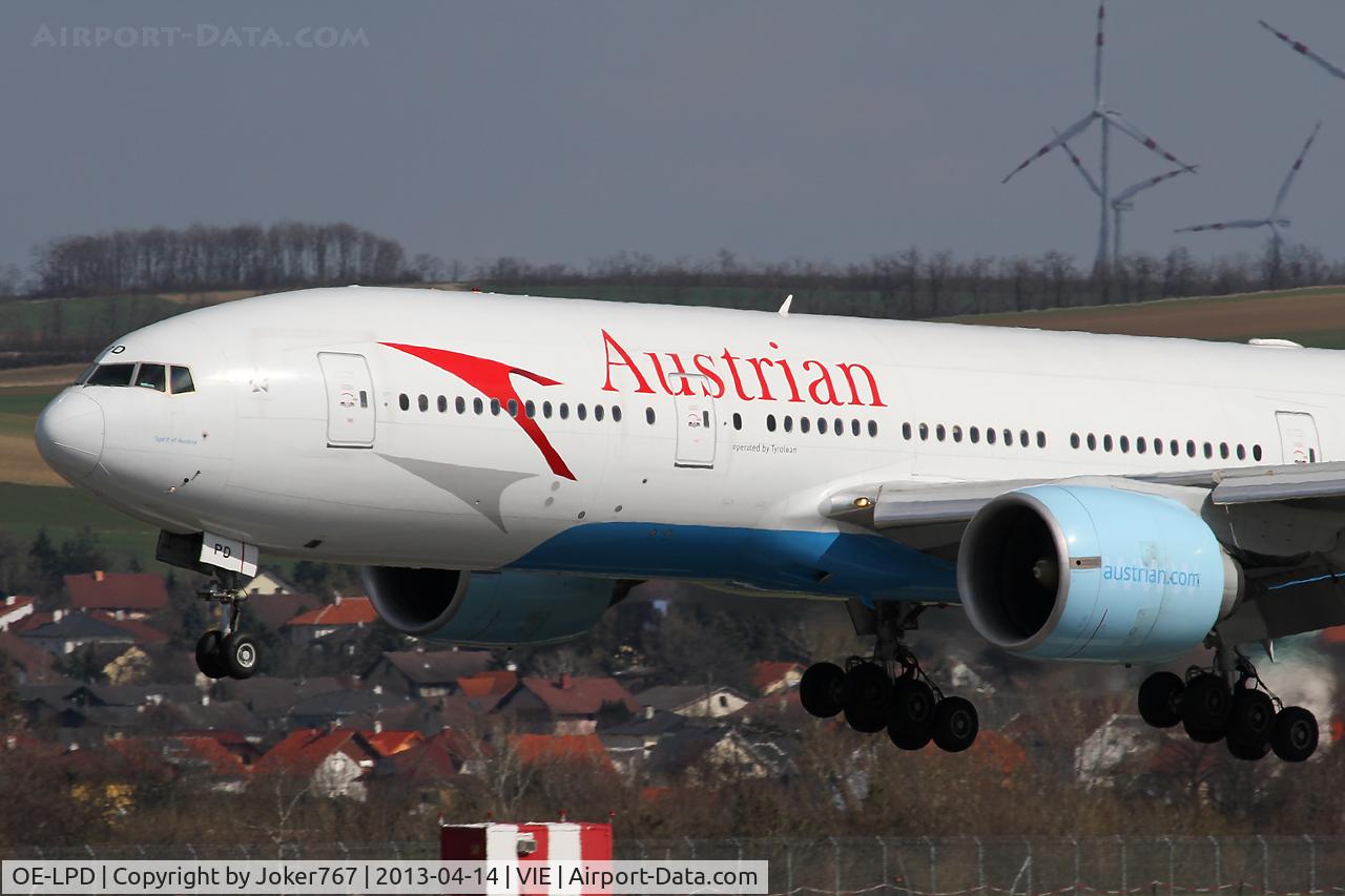 OE-LPD, 2006 Boeing 777-2Z9/ER C/N 35960, Austrian Airlines