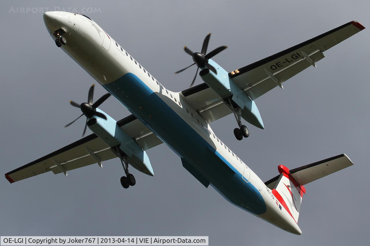 OE-LGI, 2004 De Havilland Canada DHC-8-402Q Dash 8 C/N 4100, Austrian Airlines