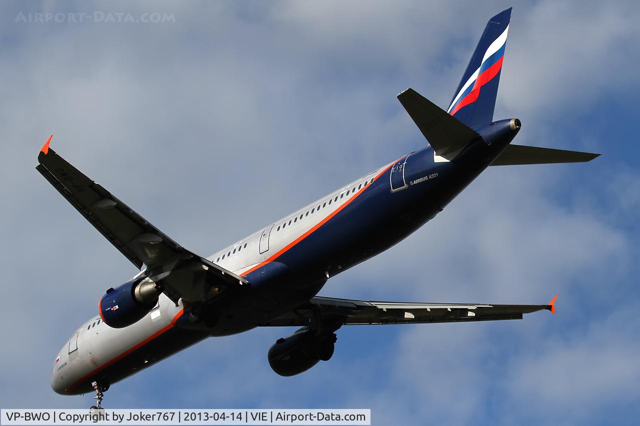 VP-BWO, 2004 Airbus A321-211 C/N 2337, Aeroflot