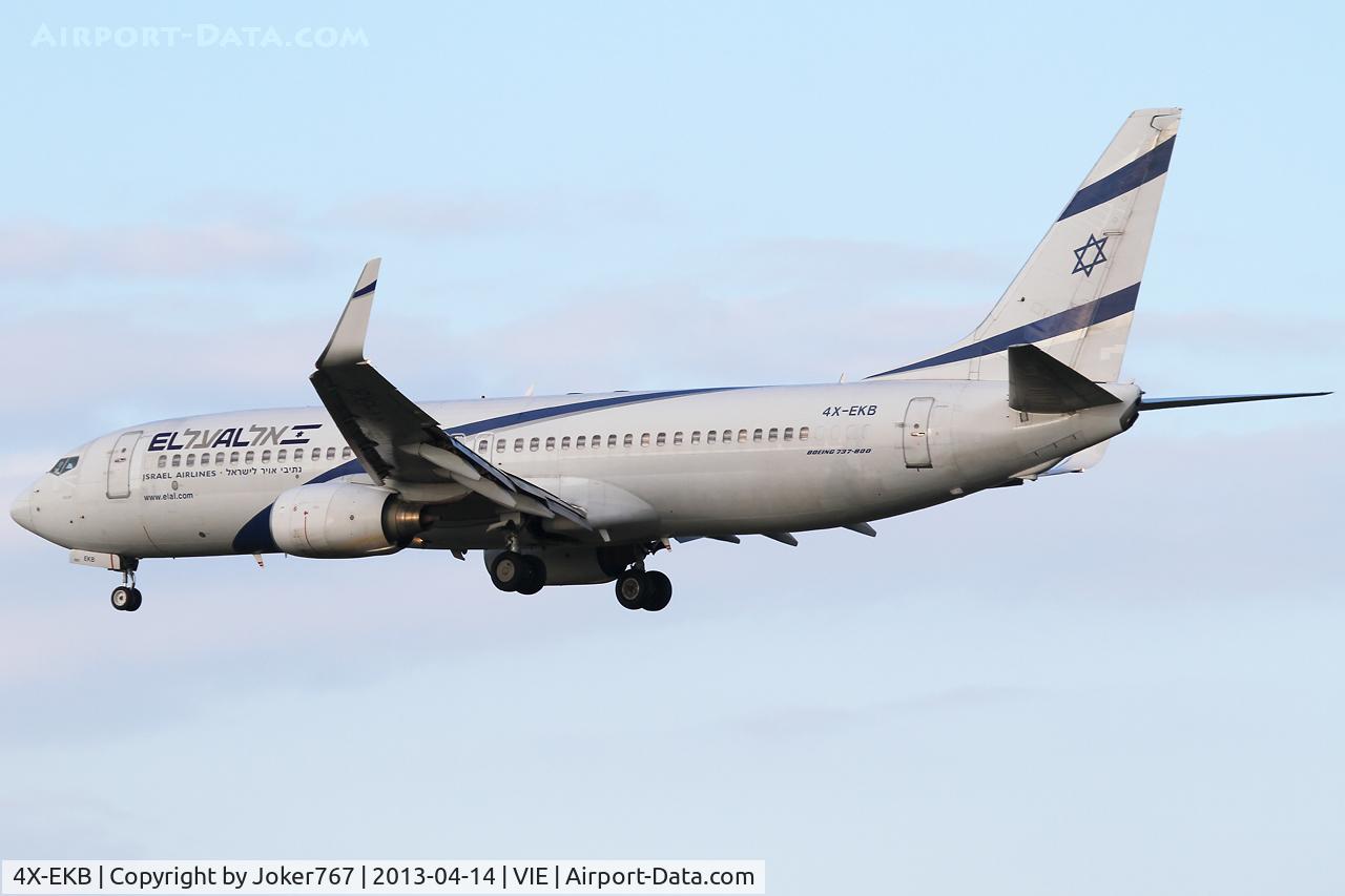 4X-EKB, 1999 Boeing 737-858 C/N 29958, El Al