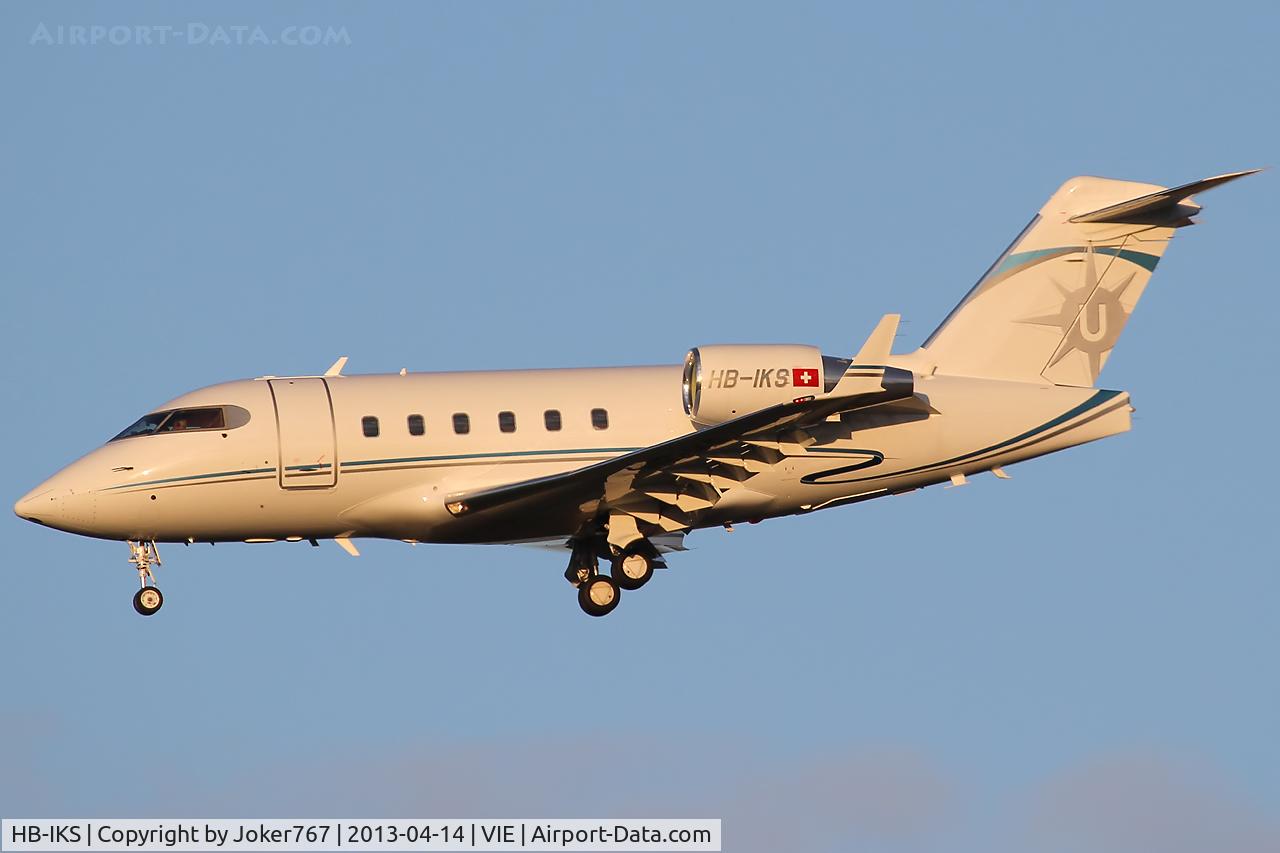 HB-IKS, 1989 Canadair Challenger 601-3A (CL-600-2B16) C/N 5042, Air Charter AG