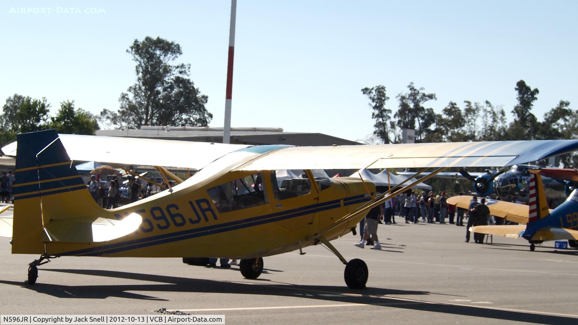 N596JR, Champion 7ECA Citabria C/N 1359-96, Photogrphed at the 2012 Mustang Days Wings Wheels Nut Tree Airport Vacaville CA (KVCB)