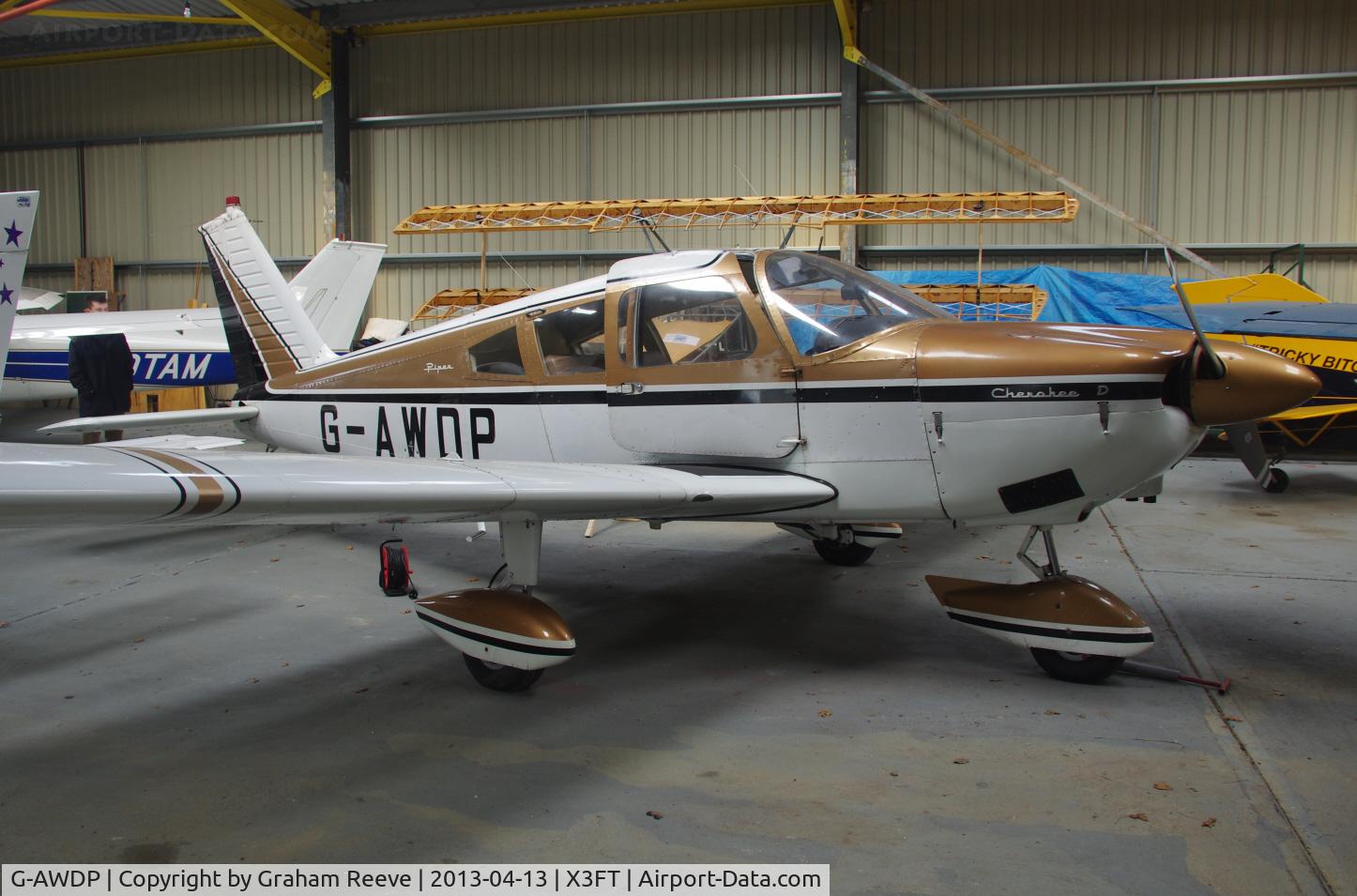 G-AWDP, 1968 Piper PA-28-180 Cherokee C/N 28-4870, Seen at Felthorpe.