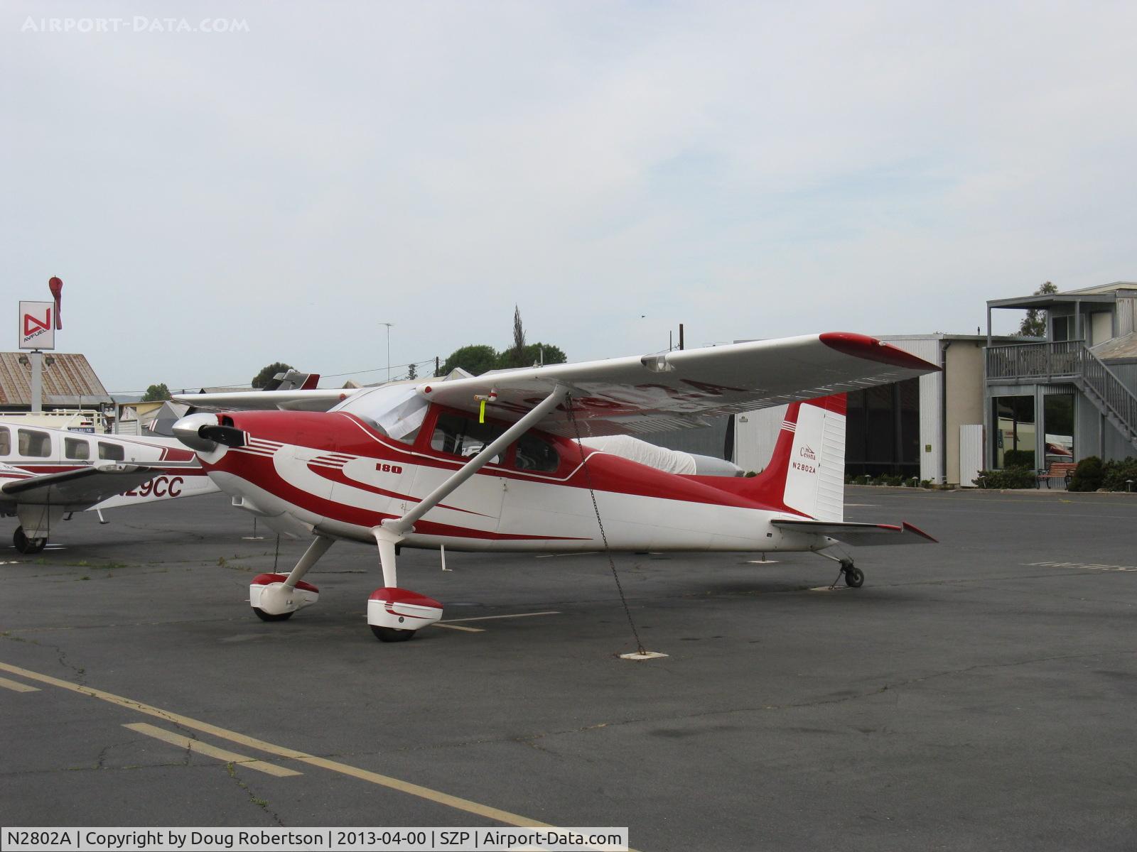 N2802A, 1953 Cessna 180 C/N 30002, 1953 Cessna 180, Continental O-470-A 225 Hp, 1st year of production, pristine, as-new appearance