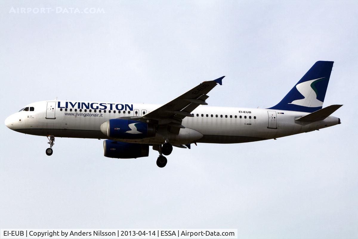 EI-EUB, 2003 Airbus A320-232 C/N 1998, On final approach for runway 26.