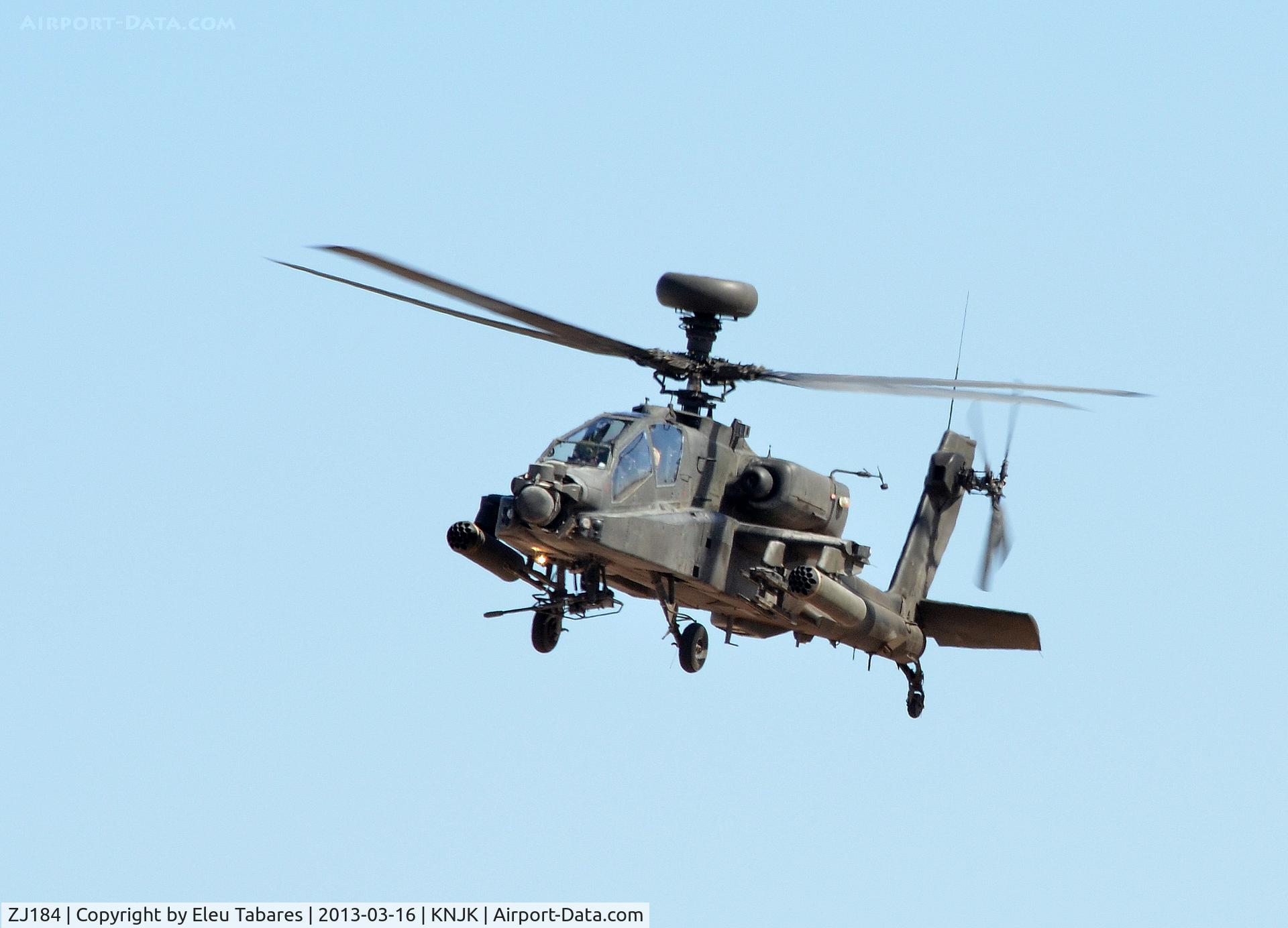ZJ184, Westland Apache AH.1 C/N DU019/WAH019, Taken during an air show at the Naval Air Facility in El Centro, California.