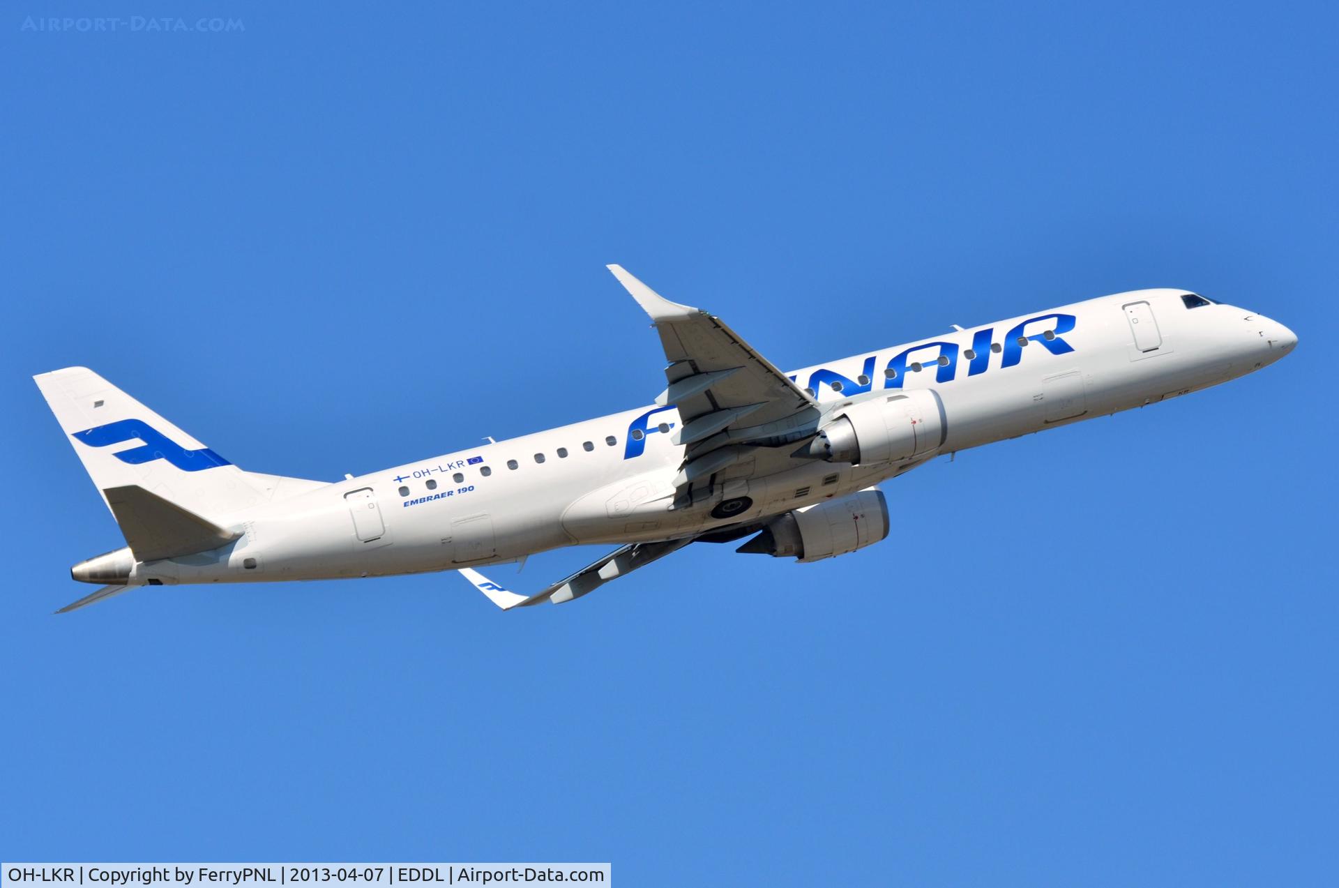 OH-LKR, 2011 Embraer 190LR (ERJ-190-100LR) C/N 19000436, Finnair ERJ190 taking-off.