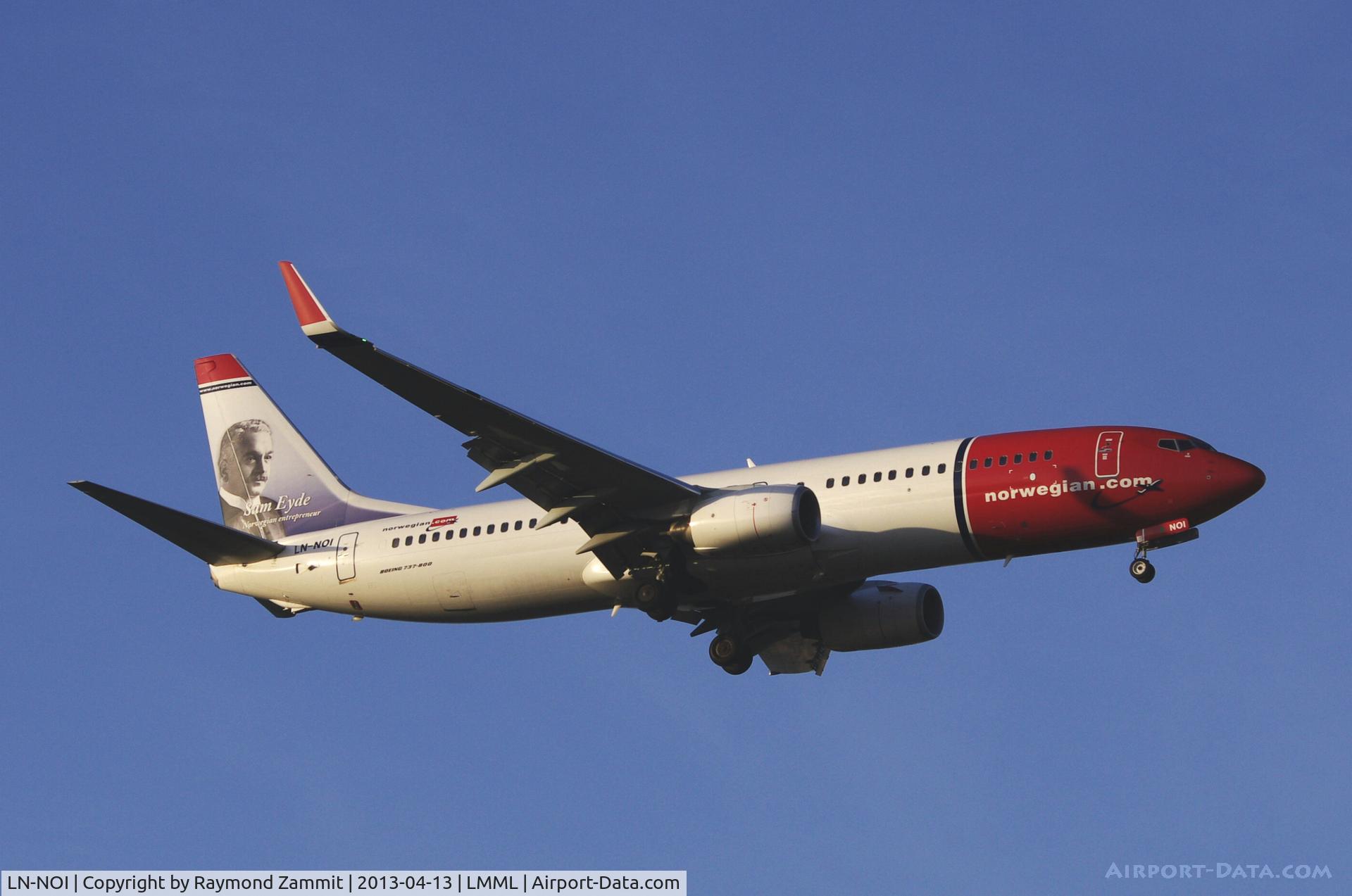 LN-NOI, 2009 Boeing 737-86N C/N 36820, B737-800 LN-NOI of Norwegian Air Shuttle on finals.