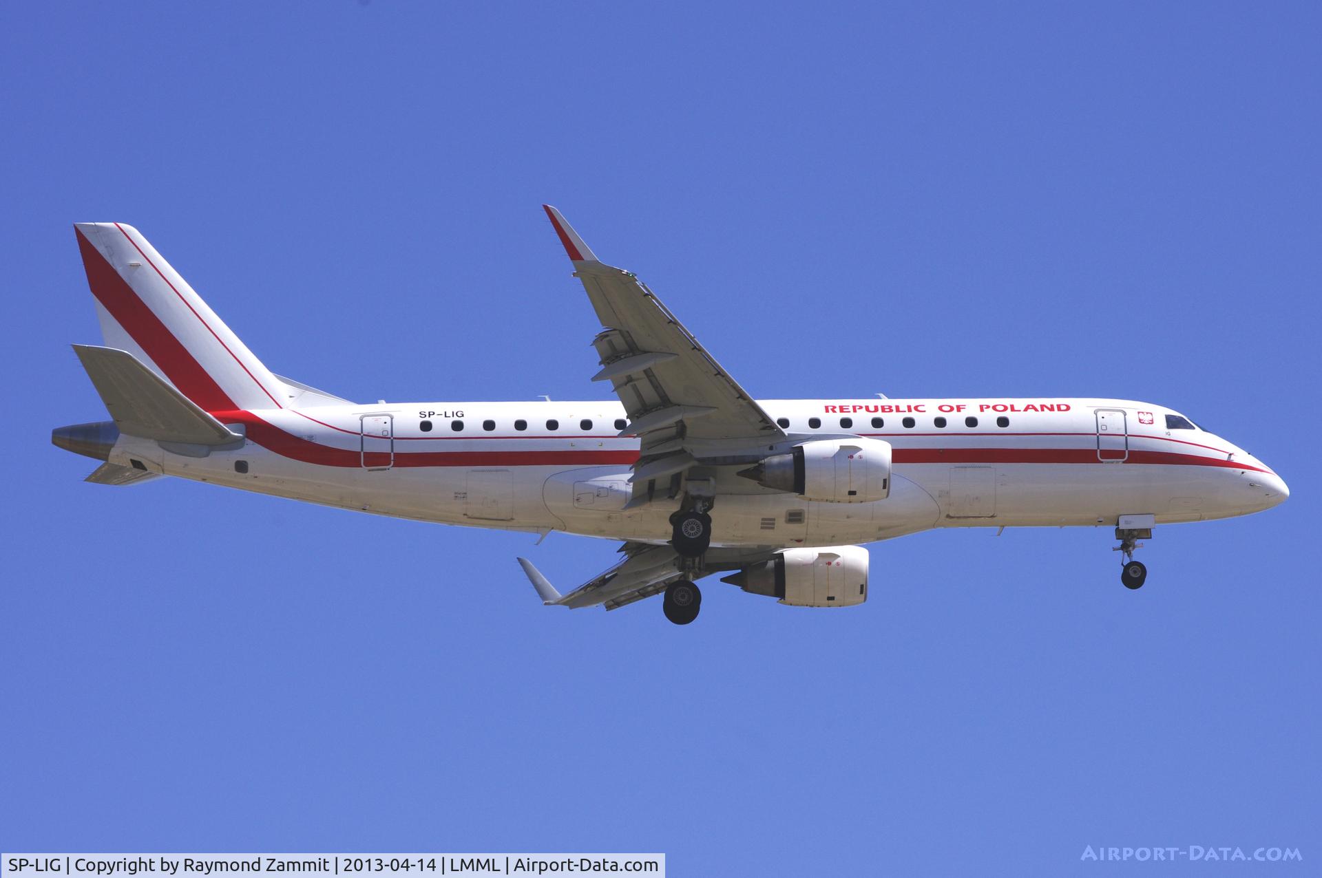 SP-LIG, 2009 Embraer 175LR (ERJ-170-200LR) C/N 17000283, Emb175 SP-LIG of Polish Government