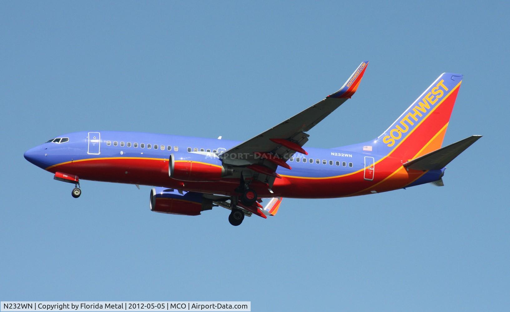 N232WN, 2006 Boeing 737-7H4 C/N 32500, Southwest 737