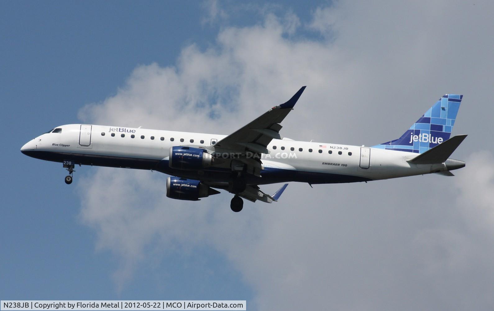 N238JB, 2006 Embraer 190AR (ERJ-190-100IGW) C/N 19000039, Jet Blue E190