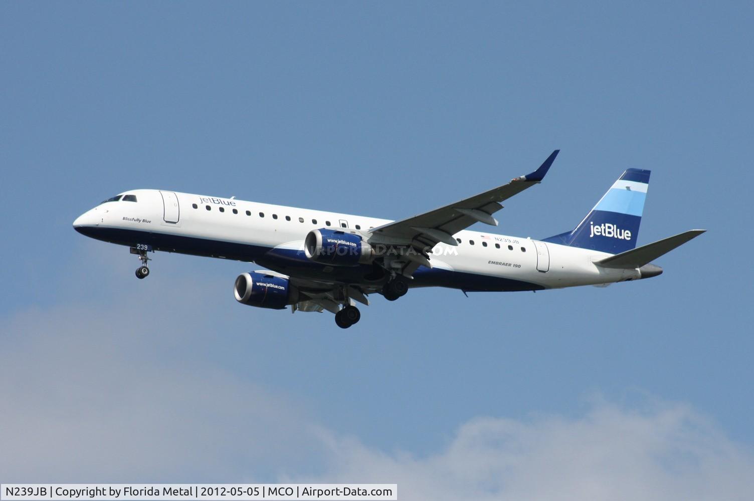 N239JB, 2006 Embraer 190AR (ERJ-190-100IGW) C/N 19000040, Jet Blue E190