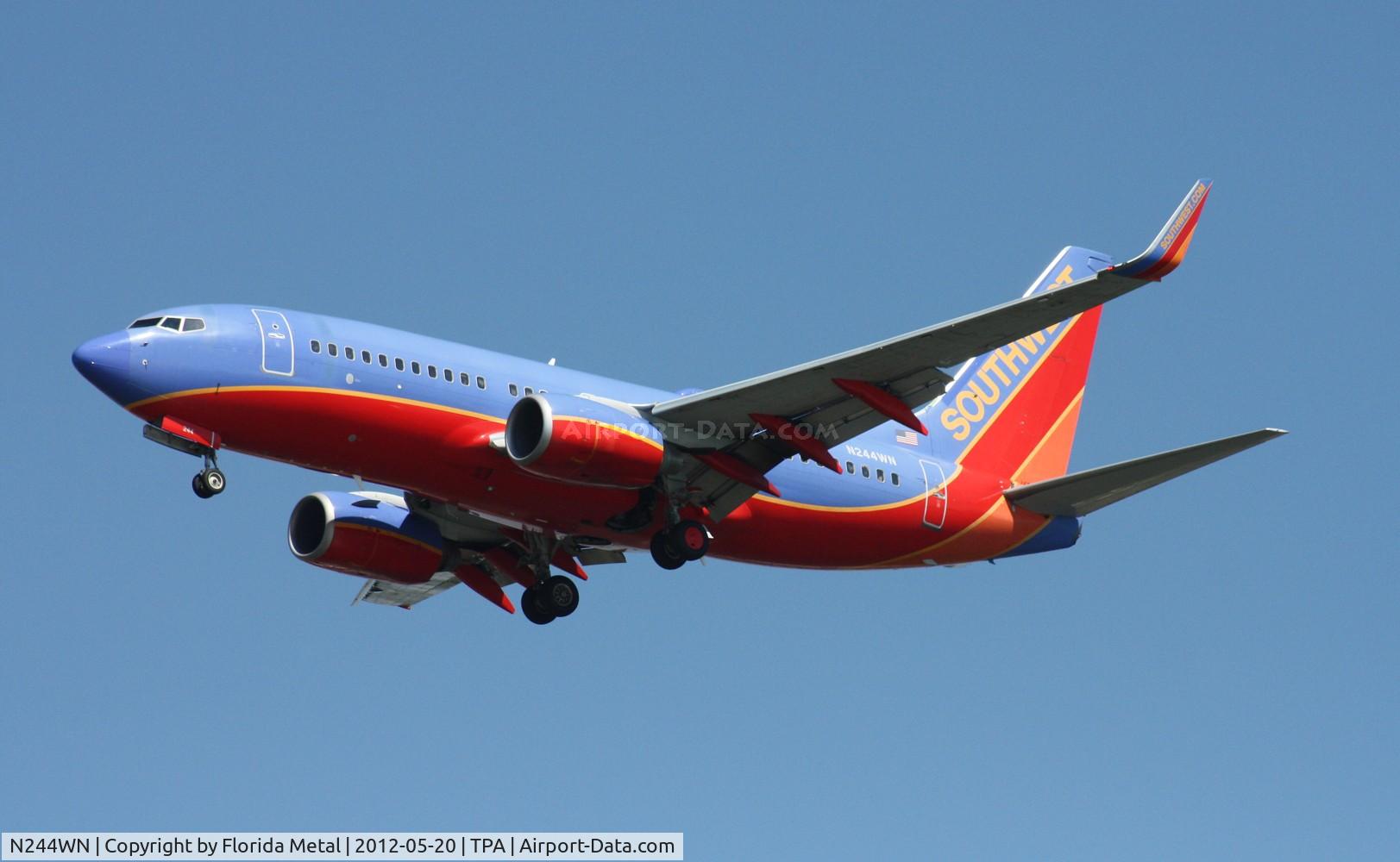 N244WN, 2006 Boeing 737-7H4 C/N 34864, Southwest 737