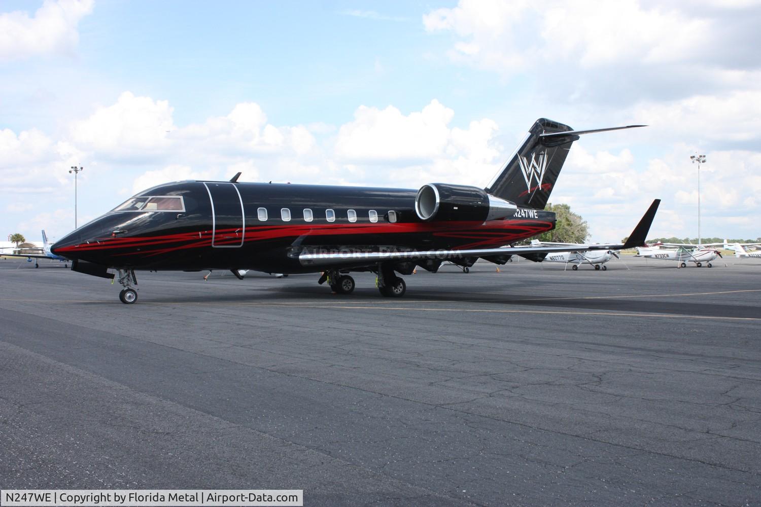 N247WE, 1998 Canadair Challenger 604 (CL-600-2B16) C/N 5369, WWE's Challenger 604