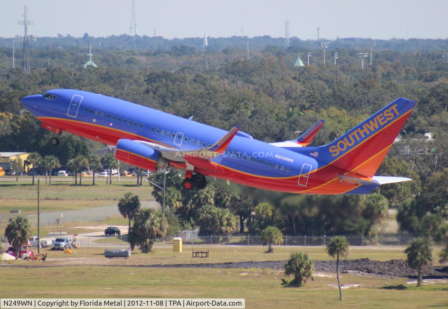 N249WN, 2006 Boeing 737-7H4 C/N 34951, Southwest 737