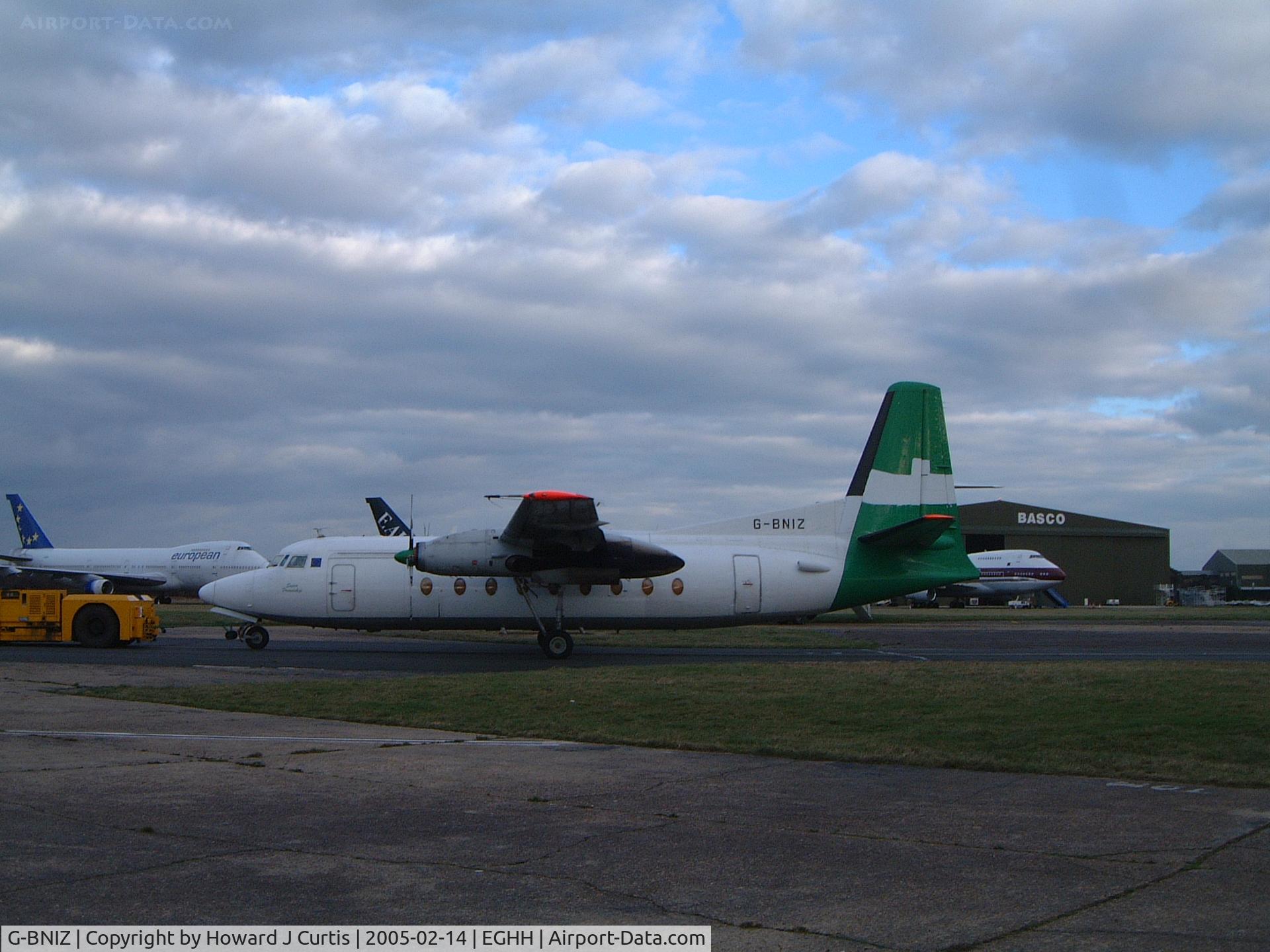 G-BNIZ, 1969 Fokker F.27-600 Friendship C/N 10405, Ex Channel Express.