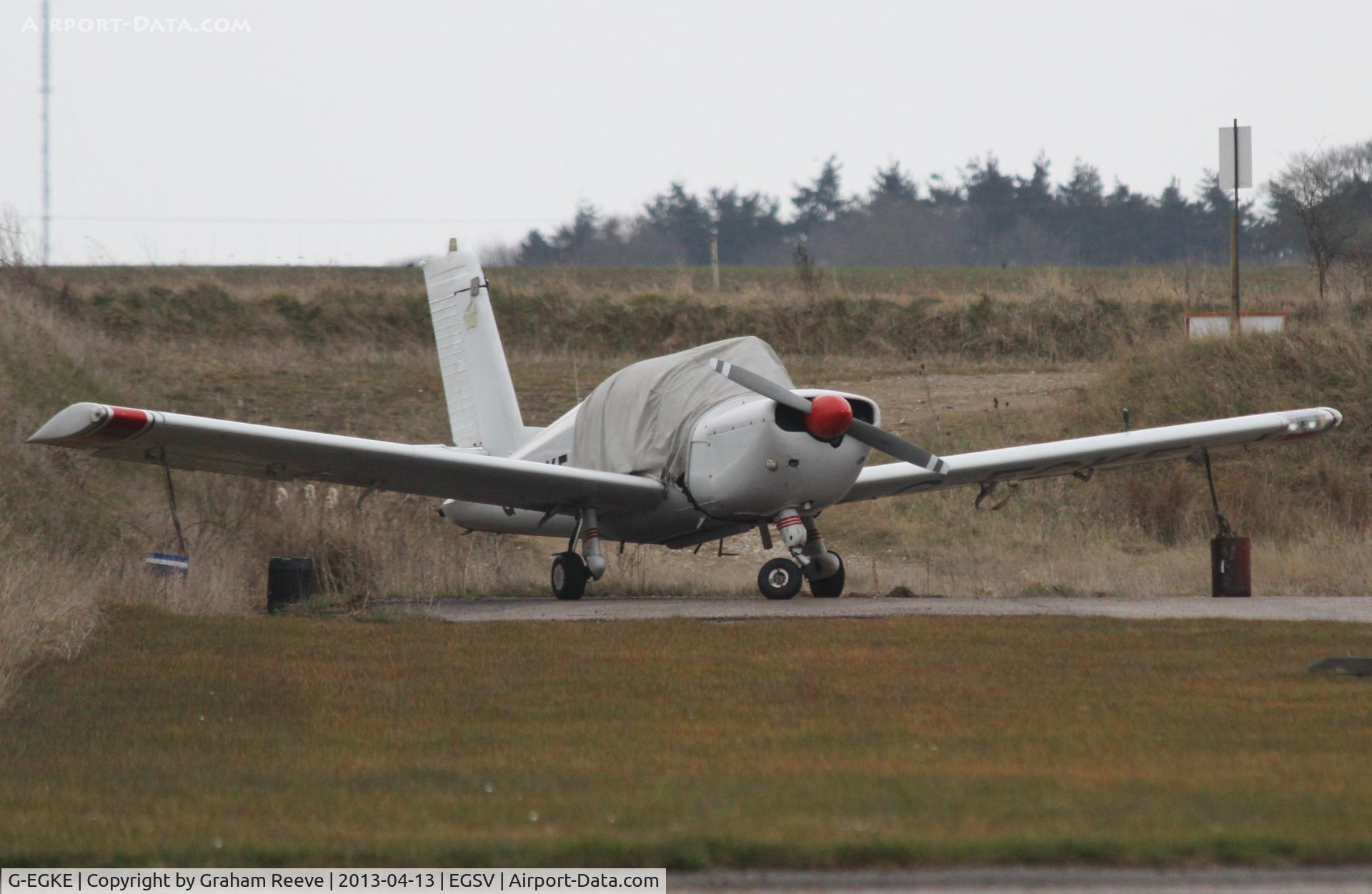 G-EGKE, 1980 Morane-Saulnier MS-893E Rallye 180TS Galerien C/N 3325, Parked at Old Buckenham.