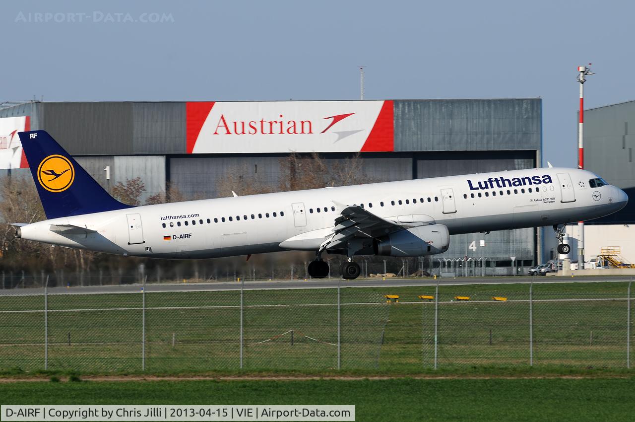 D-AIRF, 1994 Airbus A321-131 C/N 0493, Lufthansa