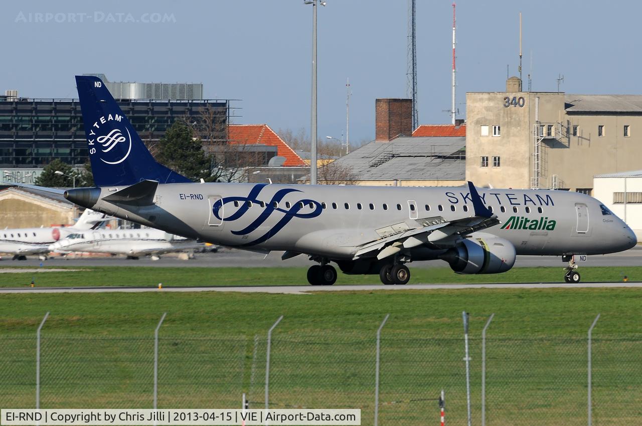 EI-RND, 2012 Embraer 190LR (ERJ-190-100LR) C/N 19000512, Alitalia