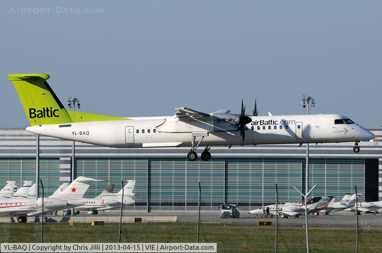 YL-BAQ, 2010 De Havilland Canada DHC-8-402Q Dash 8 C/N 4313, Air Baltic