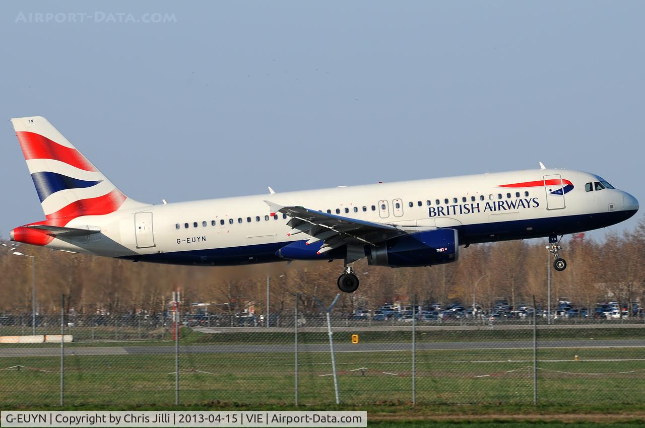 G-EUYN, 2011 Airbus A320-232 C/N 4975, British Airways