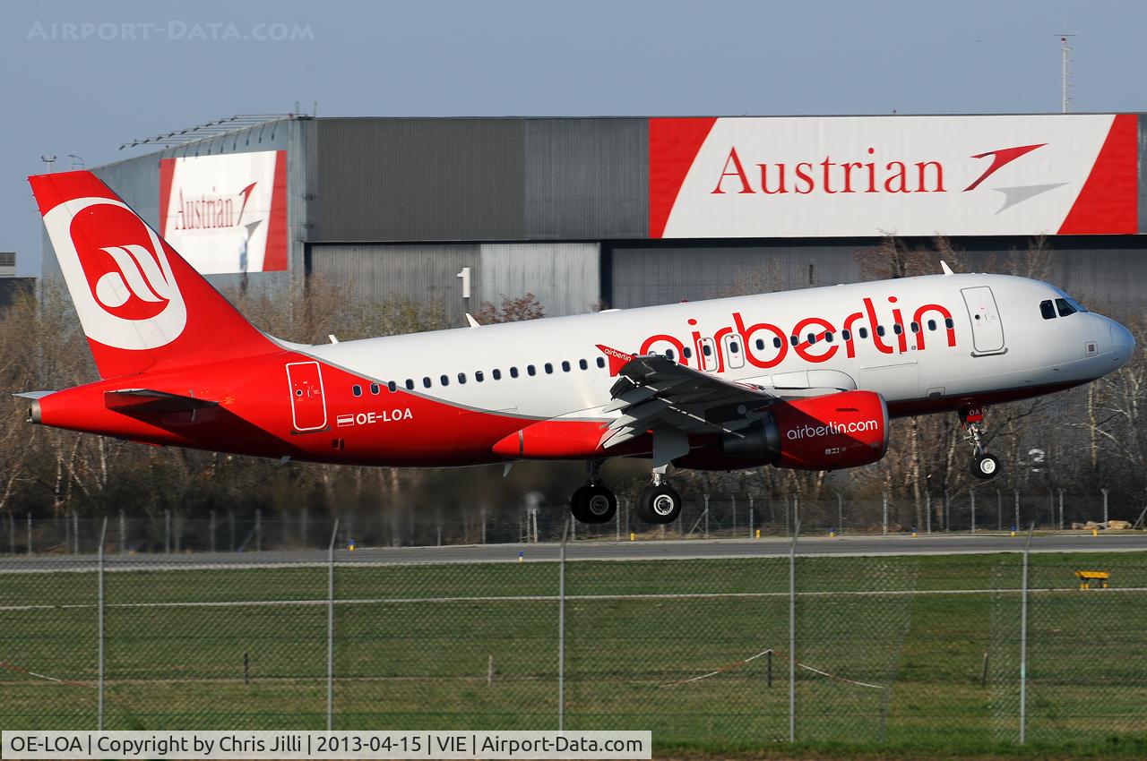 OE-LOA, 2008 Airbus A319-112 C/N 3661, Air Berlin (NIKI)