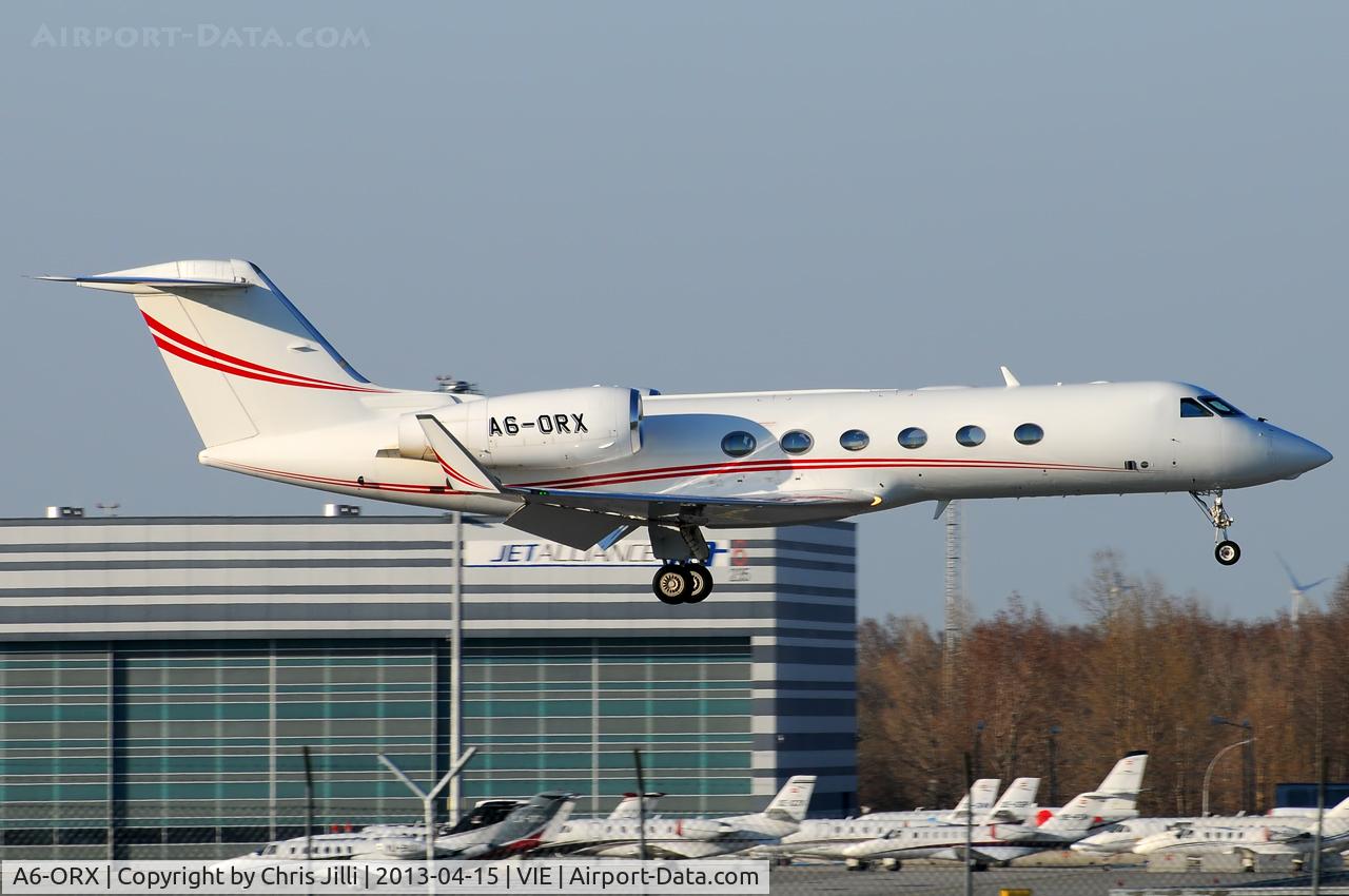 A6-ORX, 2008 Gulfstream Aerospace GIV-X (G450) C/N 4133, Private
