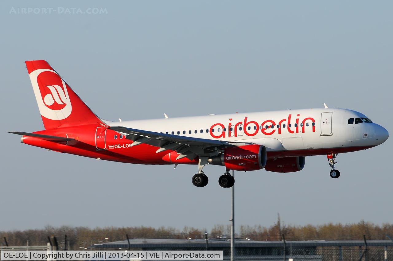 OE-LOE, 2008 Airbus A319-112 C/N 3415, Air Berlin