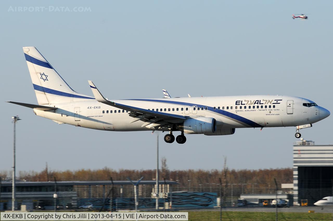 4X-EKB, 1999 Boeing 737-858 C/N 29958, El Al